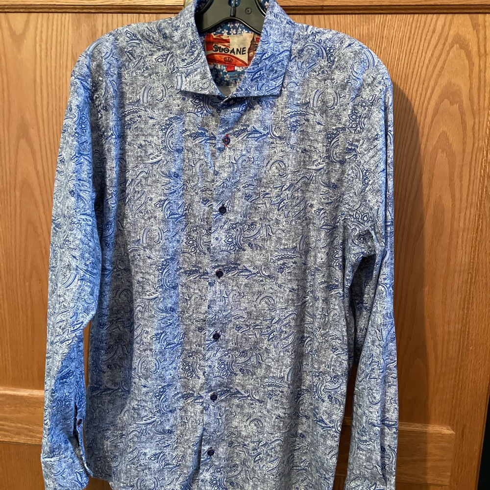 SLOANE. Deconstructed paisley pattern. Great for a long torso Size 7 / Medium